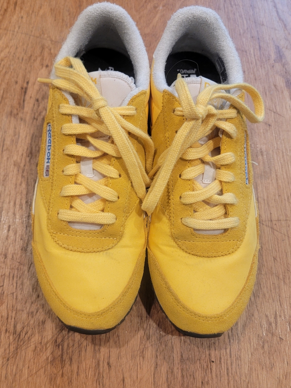 Reebok Classic Yellow Sneakers